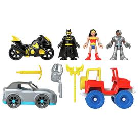 Imaginext DC Super friends Batman & Wonder Woman Figures