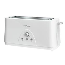 Cookworks Long Slot 4 Slice Toaster - White