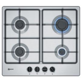 Neff T26BB46N0 Cast Iron Support Gas Hob - Stainless Steel
