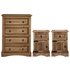 Argos Home Puerto Rico 2 Bedsides & 4 Drawer Set - Dark Pine
