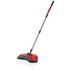 CLEANmaxx 3 Brush Manual Floor Sweeper & Dust BinRed