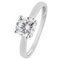 Revere 9ct White Gold 1ct Look Cubic Zirconia Ring