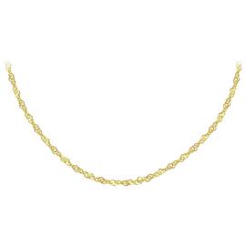 Revere 9ct Gold Twisted Curb 18 Inch Necklace