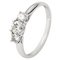 Revere 9ct White Gold 0.50ct tw Diamond Trilogy Ring