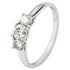 Revere 9ct White Gold 0.50ct tw Diamond Trilogy Ring