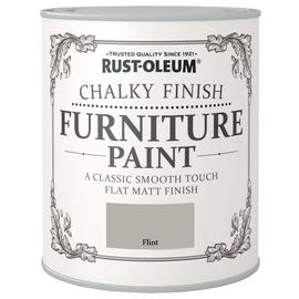 Rust-Oleum Chalky Furniture Matt Paint 750ml - Flint
