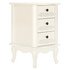 Argos Home Sophia 3 Drawer Bedside Table - Soft White