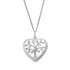 Moon & Back Sterling Silver CZ Daughter Pendant