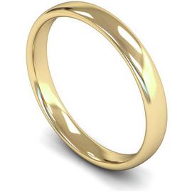 Wedfit 9ct Yellow Gold Slight Court Wedding Band Ring