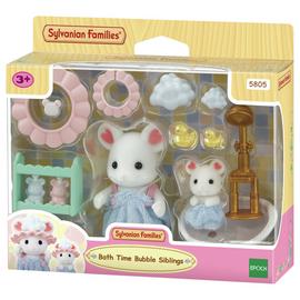 Sylvanian Families Bath Time Bubble Siblings Playset