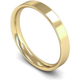 Wedfit 9ct Yellow Gold 2.5mm Flat Court Wedding Band Ring