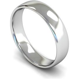 Wedfit 9ct White Gold 5mm Slight Court Wedding Band Ring
