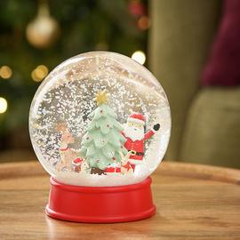 Argos Home Santa and Friends Snowglobe Christmas Decoration