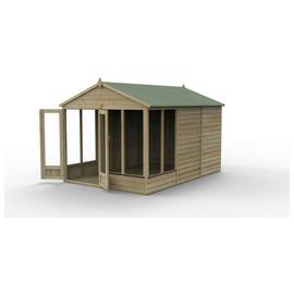 Forest Beckwood Shiplap Apex Summerhouse - 8 x 12ft