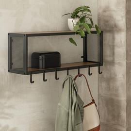 Argos Home Loft Living Wall Rack - Oak