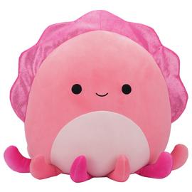 Squishmallows 16 inch Pink Cuttle Fish Auggie Plush