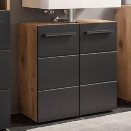 Julian Bowen Vista Under Sink Unit - Black & Oak