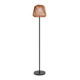 Habitat Solar Rattan Floor Lamp