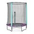 Plum Trolls 4.5ft Kids Outdoor Trampoline with Enclosure