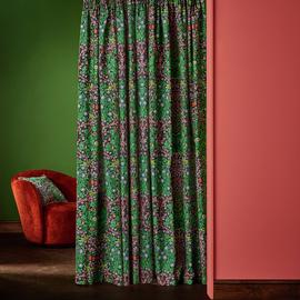 Habitat x Morris & Co. Blackthorn Curtain - Green