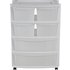 Argos Home 6 Drawer Plastic Wide Tower Storage Unit - White