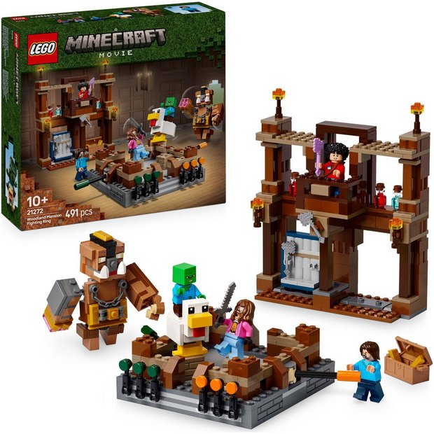 Buy LEGO Minecraft Woodland Mansion Fighting Ring Toy Set 21272