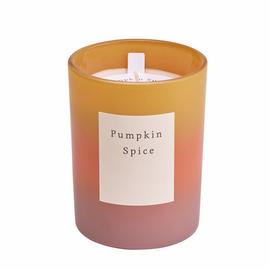 Argos Home Ombre Glass Medium Candle - Pumpkin Spice