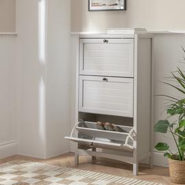 Habitat Bournemouth Shoe Storage Cabinet - Grey