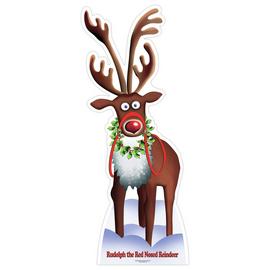 Star Cutouts Rudolph Cardboard Cutout