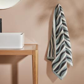 Habitat Retro Wave Geo Hand Towel - Multicoloured
