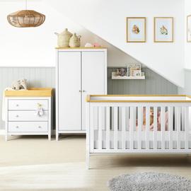 Cuggl Canterbury Nursery 3 Piece Furniture Set - White