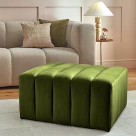 Argos Home Letti Velvet Footstool