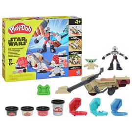 Play-Doh Star Wars Mandalorian & Grogu Speeder with 4 Tubs
