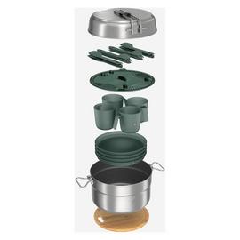 Decathlon 500 Stainless Steel Camping Cookset - 4 Person