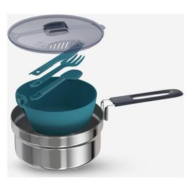 Decathlon Stainless Steel Camping Cook Set - 1.1L