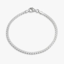 Revere Sterling Silver Serpentine Chain Bracelet