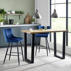Julian Bowen Brooklyn 2 Seater Bar Table - Oak