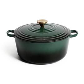 Habitat 5.3L cast iron casserole dish