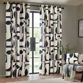 Hoem Carro Fully Lined Eyelet Curtains - Dusk