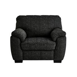 Argos Home Milano Fabric Armchair - Charcoal