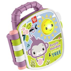 Fisher-Price Purple Monkey Musical Storybook Toy
