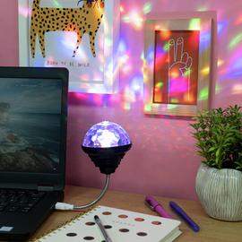 Fizz Creations USB Disco Ball LED Novelty Light - Multi