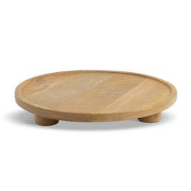 Habitat Mango Wood Pedestal Tray - Natural