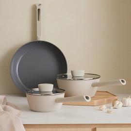 Habitat 3 Piece Ceramic Coated Pan Set