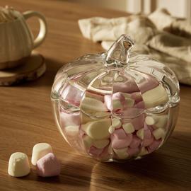 Argos Home Pumpkin Shaped Jar with Lid Halloween Decoration