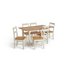 Argos Home Chicago Solid Wood Extending Table & 6 Chairs