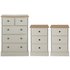 Argos Home Kensington 2 Bedside & 3+2Drw Set-Grey/Oak Veneer