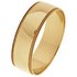 Revere 9ct Gold Plain Milgrain Wedding Ring - 6mm - T