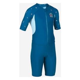 Decathlon Boy's Shorty Wetsuit 100 Navy Blue 113-122CM