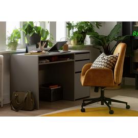Argos Home Pepper 2 Drawer Pedestal Office Desk - Grey